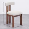 Buy Set Dining Table Round with 6 Wooden Chairs - Minimalist Design - Poler Walnut 61551 at MyFaktory