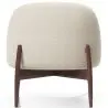 Buy Upholstered Curved Scandinavian Design Armchair - Declere White 61546 - in the EU