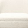 Buy Upholstered Curved Scandinavian Design Armchair - Declere White 61546 - prices