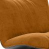 Buy Upholstered Armchair with Curved Design, Contemporary Style - Tulip Mustard 61545 - in the EU