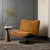 Buy Upholstered Armchair with Curved Design, Contemporary Style - Tulip Mustard 61545 - prices