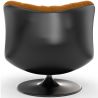 Buy Upholstered Armchair with Curved Design, Contemporary Style - Tulip Mustard 61545 with a guarantee