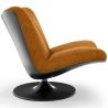 Buy Upholstered Armchair with Curved Design, Contemporary Style - Tulip Mustard 61545 home delivery