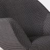 Buy Upholstered Curved Design Contemporary Style Armchair - Eireen Dark grey 61544 with a guarantee