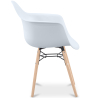 Buy Dining Chair Scandinavian Design - Wooden Legs - Skandiva White 61552 in the Europe