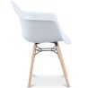 Buy Dining Chair Scandinavian Design - Wooden Legs - Skandiva White 61552 at MyFaktory