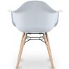 Buy Dining Chair Scandinavian Design - Wooden Legs - Skandiva White 61552 in the Europe