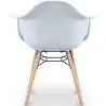 Buy Dining Chair Scandinavian Design - Wooden Legs - Skandiva White 61552 home delivery