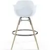 Buy Bar Stool Scandinavian Design - Wooden Legs - Skandiva Black 61553 - in the EU