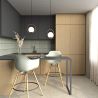 Buy Bar Stool Scandinavian Design - Wooden Legs - Skandiva White 61553 in the Europe