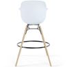 Buy Bar Stool Scandinavian Design - Wooden Legs - Skandiva White 61553 - in the EU
