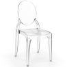 Buy Pack of 2 Dining Chairs Transparent - Victoria Ghost Style Transparent 61554 in the Europe