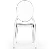 Buy Pack of 2 Dining Chairs Transparent - Victoria Ghost Style Transparent 61554 with a guarantee