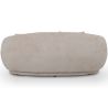 Buy Curved Contemporary Style Design Sofa Upholstered in Chenille - Onda Beige 61557 - in the EU