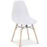 Buy Dining Chair - Scandinavian Design - Wooden Legs - Lumi White 61559 in the Europe