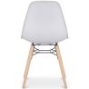 Buy Dining Chair - Scandinavian Design - Wooden Legs - Lumi White 61559 in the Europe