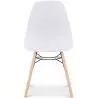 Buy Dining Chair - Scandinavian Design - Wooden Legs - Lumi White 61559 - in the EU