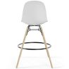 Buy Scandinavian Design Bar Stool - Wooden Legs - Lumi White 61560 with a guarantee