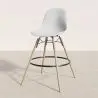 Buy Scandinavian Design Bar Stool - Wooden Legs - Lumi White 61560 home delivery