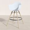 Buy Bar Stool - Scandinavian Design - Wooden Legs - Pack of 2 - Skandiva White 61562 at MyFaktory