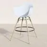 Buy Bar Stool - Scandinavian Design - Wooden Legs - Pack of 2 - Skandiva White 61562 in the Europe