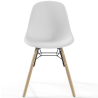 Buy Dining Chair - Scandinavian Design - Wooden Legs - Pack of 2 - Lumi White 61564 in the Europe