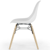 Buy Dining Chair - Scandinavian Design - Wooden Legs - Pack of 2 - Lumi White 61564 - prices