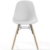 Buy Dining Chair - Scandinavian Design - Wooden Legs - Pack of 2 - Lumi White 61564 at MyFaktory