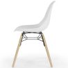 Buy Dining Chair - Scandinavian Design - Wooden Legs - Pack of 2 - Lumi White 61564 - in the EU