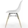 Buy Dining Chair - Scandinavian Design - Wooden Legs - Pack of 2 - Lumi White 61564 - prices