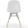 Buy Dining Chair - Scandinavian Design - Wooden Legs - Pack of 2 - Lumi White 61564 at MyFaktory