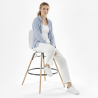 Buy Bar Stool - Scandinavian Design - Wooden Legs - Pack of 2 - Lumi White 61565 at MyFaktory