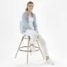 Buy Bar Stool - Scandinavian Design - Wooden Legs - Pack of 2 - Lumi White 61565 at MyFaktory