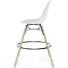 Buy Bar Stool - Scandinavian Design - Wooden Legs - Pack of 2 - Lumi White 61565 - prices