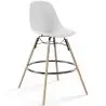 Buy Bar Stool - Scandinavian Design - Wooden Legs - Pack of 4 - Lumi White 61567 with a guarantee
