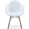 Buy Dining Chairs - Scandinavian Design - Dark Wood Legs - Skandiva White 61569 - in the EU