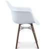 Buy Dining Chairs - Scandinavian Design - Dark Wood Legs - Skandiva White 61569 - prices