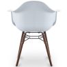 Buy Dining Chairs - Scandinavian Design - Dark Wood Legs - Skandiva White 61569 at MyFaktory