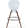 Buy Bar Stool Scandinavian Design - Dark Wood Legs - Pack of 2 - Skandiva White 61573 - in the EU