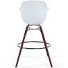 Buy Bar Stool Scandinavian Design - Dark Wood Legs - Pack of 2 - Skandiva White 61573 with a guarantee