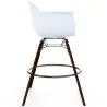 Buy Bar Stool Scandinavian Design - Dark Wood Legs - Pack of 2 - Skandiva White 61573 in the Europe