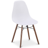 Buy Dining Chairs - Scandinavian Design - Dark Wood Legs - Lumi White 61575 with a guarantee
