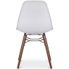 Buy Dining Chairs - Scandinavian Design - Dark Wood Legs - Lumi White 61575 - prices