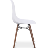 Buy Dining Chairs - Scandinavian Design - Dark Wood Legs - Lumi White 61575 - in the EU