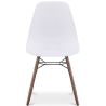 Buy Dining Chairs - Scandinavian Design - Dark Wood Legs - Lumi White 61575 - in the EU
