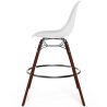 Buy Bar Stools - Scandinavian Design - Dark Wood Legs - Pack of 2 - Lumi White 61579 home delivery