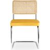Buy Dining Chair - Upholstered in Velvet - Wood and Rattan - New Edition - Wanda Dark green 61591 - in the EU