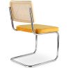 Buy Dining Chair - Upholstered in Velvet - Wood and Rattan - New Edition - Wanda Dark green 61591 in the Europe