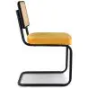 Buy Dining Chair - Upholstered in Velvet - Wood & Rattan - New Edition - Nema Mustard 61590 in the Europe