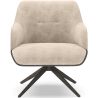 Buy Modern Upholstered Armchair Mid-Century Style - Courtin White 61581 - in the EU